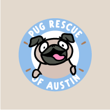 Pug Rescue of Austin's 10 Year Anniversary Hats! shirt design - zoomed