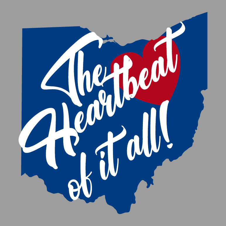 Ohio: The Heartbeat Of It All! shirt design - zoomed
