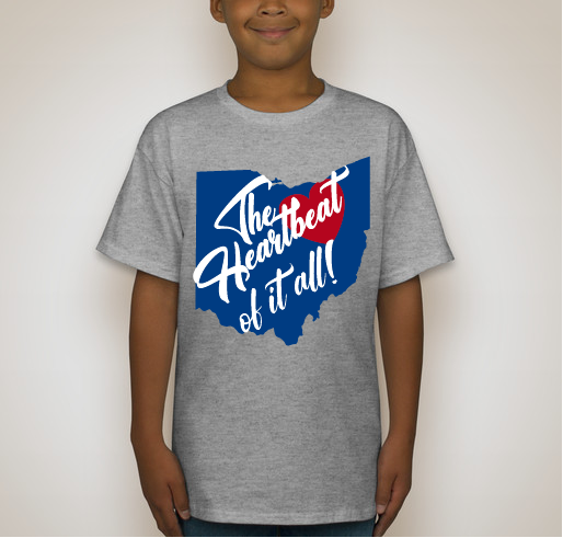 Ohio: The Heartbeat Of It All! Fundraiser - unisex shirt design - back