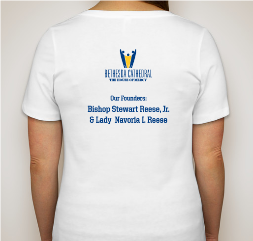 Bethesda is Turning 50 in June!!! Fundraiser - unisex shirt design - back