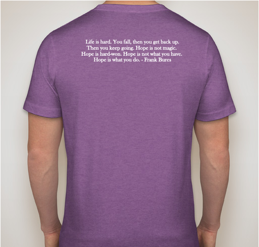 Team Tara 2019 Fundraiser - unisex shirt design - back