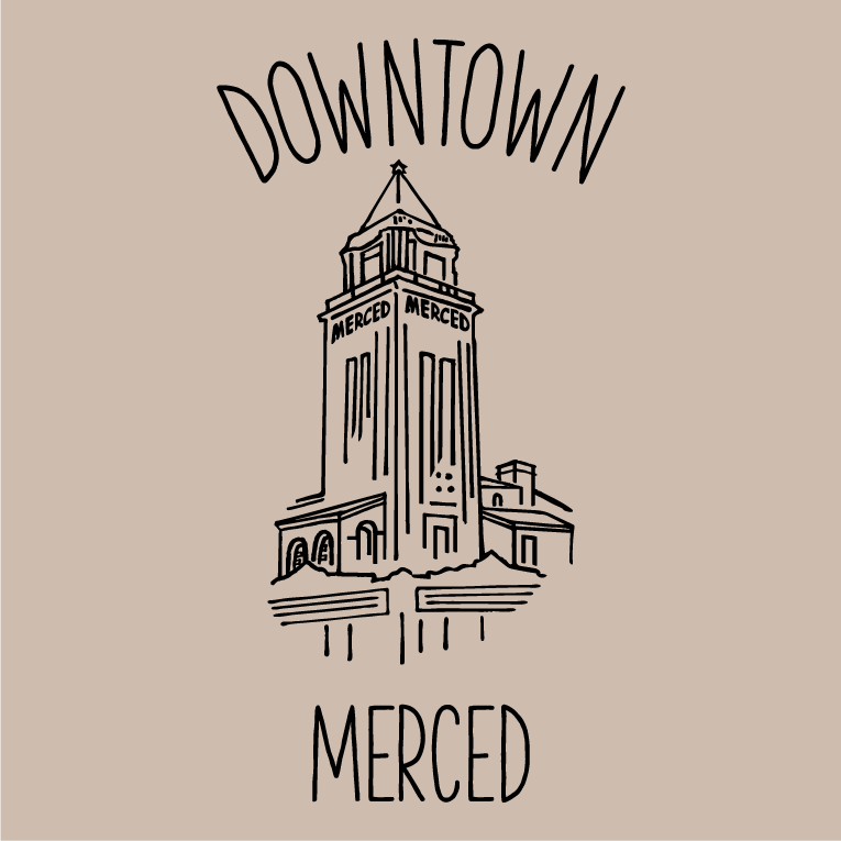 Merced Downtown Neighborhood Association (DNA) shirt design - zoomed