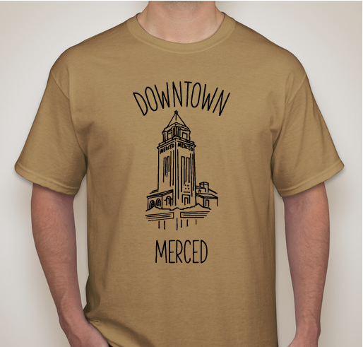 Merced Downtown Neighborhood Association (DNA) Fundraiser - unisex shirt design - front