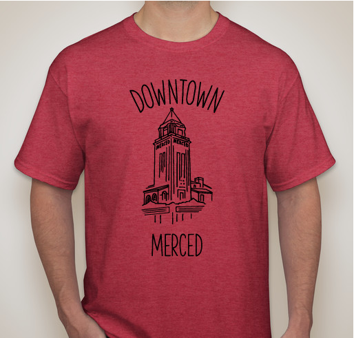 Merced Downtown Neighborhood Association (DNA) Fundraiser - unisex shirt design - front