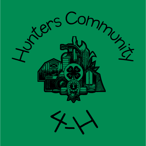 Hunters Community 4-H shirt design - zoomed