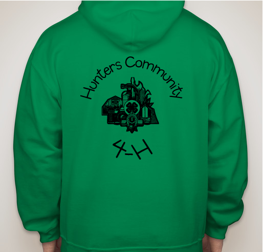 Hunters Community 4-H Fundraiser - unisex shirt design - back
