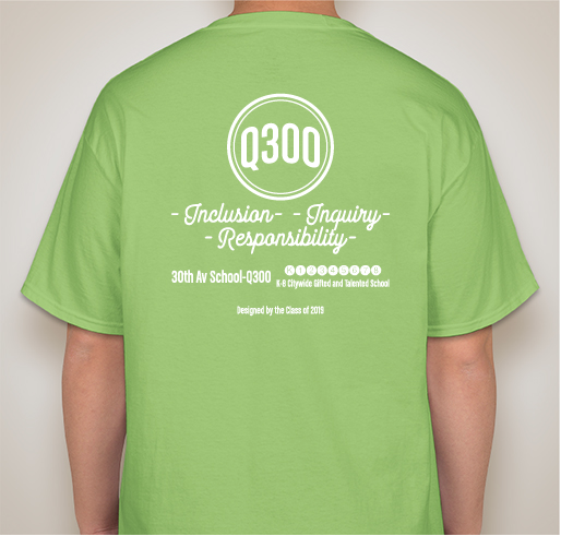 Buy Gym-approved Limited Edition Q300 Spirit-Wear Tees and Support the Class of 2019! Fundraiser - unisex shirt design - back