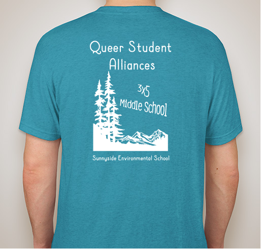 Sunnyside QSA T-Shirts (Spring 2019) Fundraiser - unisex shirt design - back