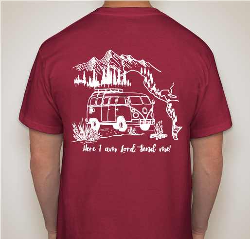 Send us to Navajo !! Fundraiser - unisex shirt design - back
