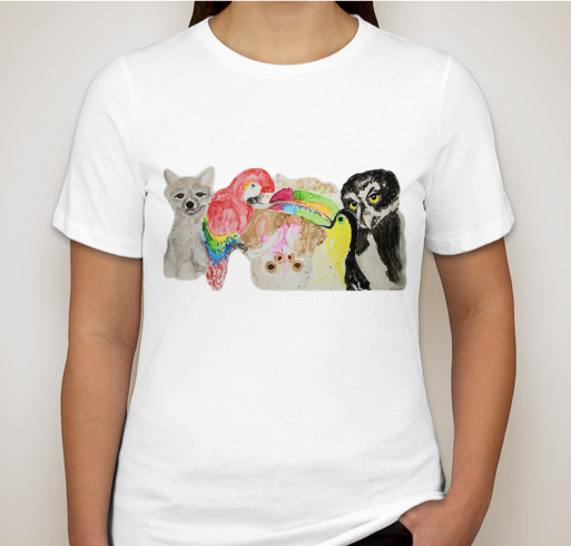 Toucan Rescue Ranch's Call for Artists Winner! Fundraiser - unisex shirt design - front