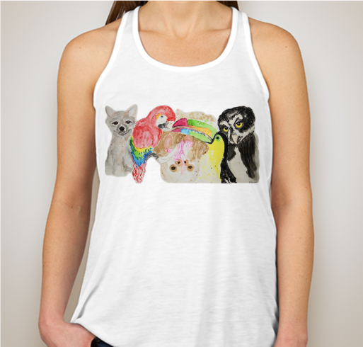 Toucan Rescue Ranch's Call for Artists Winner! Fundraiser - unisex shirt design - front