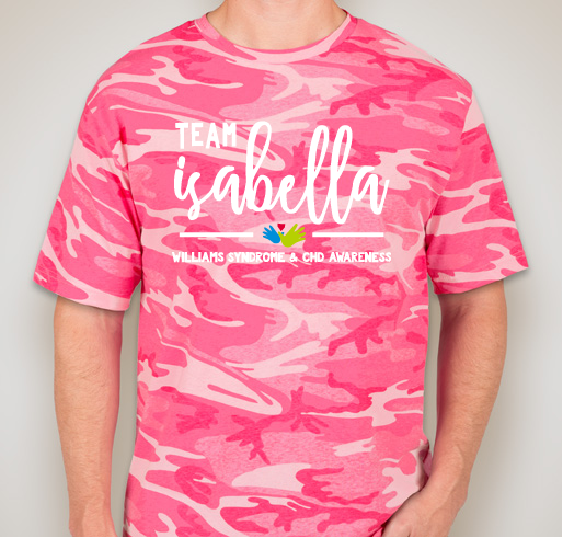 JOIN TEAM ISABELLA!! Fundraiser - unisex shirt design - front