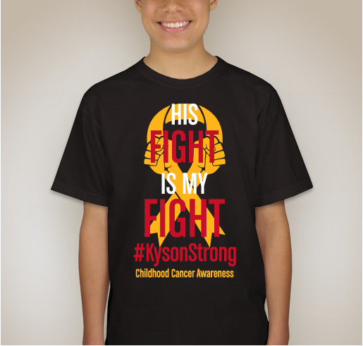 Kyson Strong Fundraiser - unisex shirt design - back
