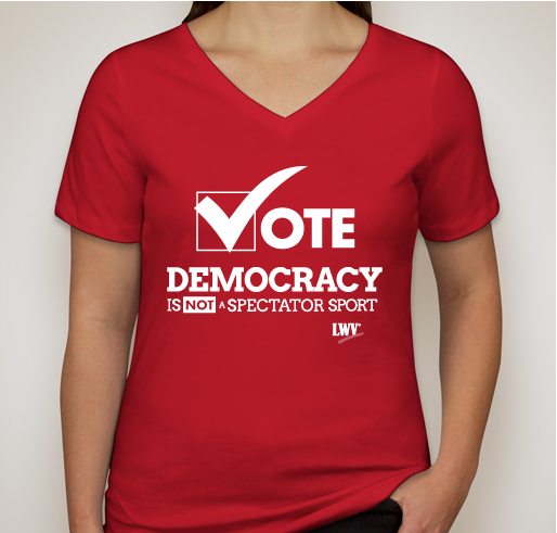 League of Women Voters of South Hampton Roads Fundraiser - unisex shirt design - front