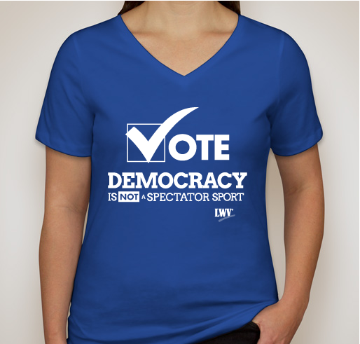 League of Women Voters of South Hampton Roads Fundraiser - unisex shirt design - front