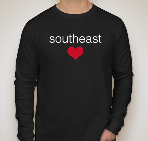 Southeast Love Tops [April 28 order deadline] Fundraiser - unisex shirt design - front
