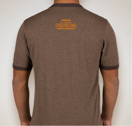 Streng Bros. Homes Vintage Logo T-Shirt – 2019 Sacramento Mid-Century Modern Home Tour Fundraiser - unisex shirt design - back