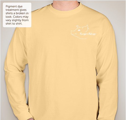 Help Ranger's Refuge welcome 25 pigs to Gallastar! Fundraiser - unisex shirt design - front
