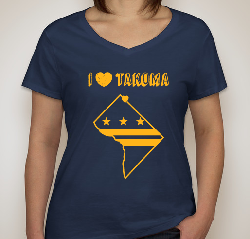 Takoma Education Campus - I Love Takoma Fundraiser - unisex shirt design - front