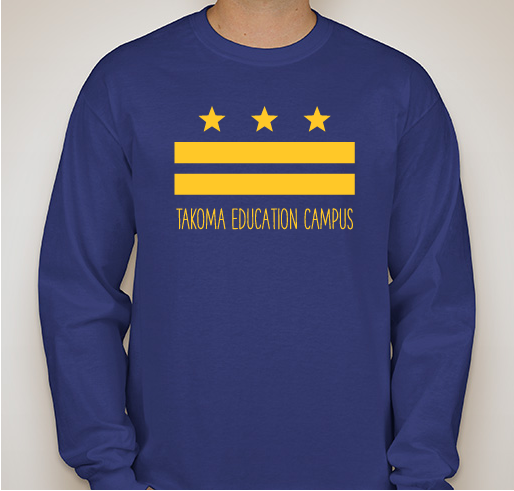 Takoma Education Campus - TEC DC Flag Fundraiser - unisex shirt design - front