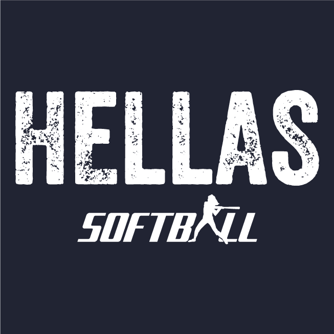 Official Greek Softball 2019 Teamwear shirt design - zoomed