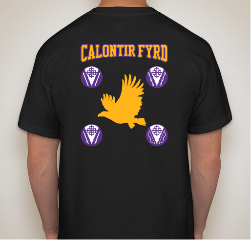 Calontir Fyrd T-shirts Fundraiser - unisex shirt design - back