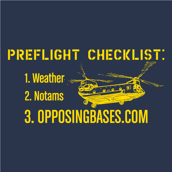 Opposing Bases Air Traffic Talk merchandise! shirt design - zoomed