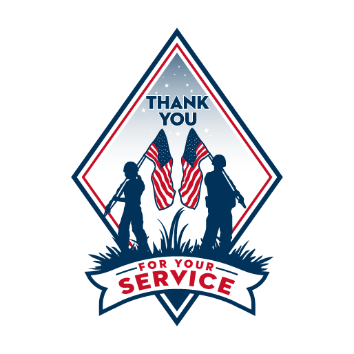 Thank You for Your Service Tour shirt design - zoomed