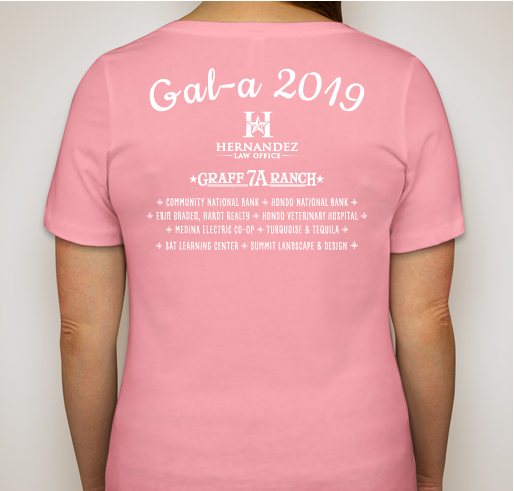 The Gal-a is raising money for the Southwest Family Life Center Fundraiser - unisex shirt design - back