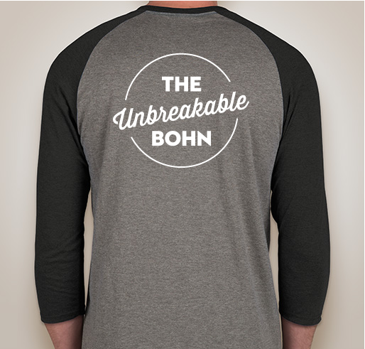 Kevin Bohn Fundraiser - unisex shirt design - back