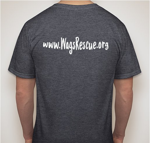 Wags Rescue & Referral Summer Shirts Fundraiser - unisex shirt design - back