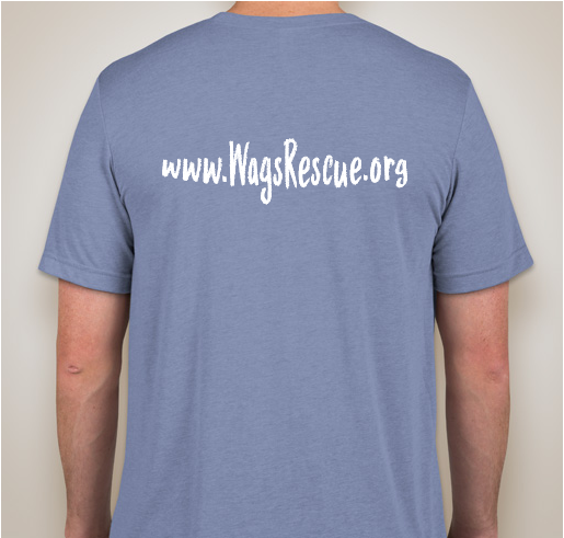 Wags Rescue & Referral Summer Shirts Fundraiser - unisex shirt design - back