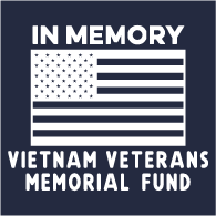 The "In Memory" Hat shirt design - zoomed