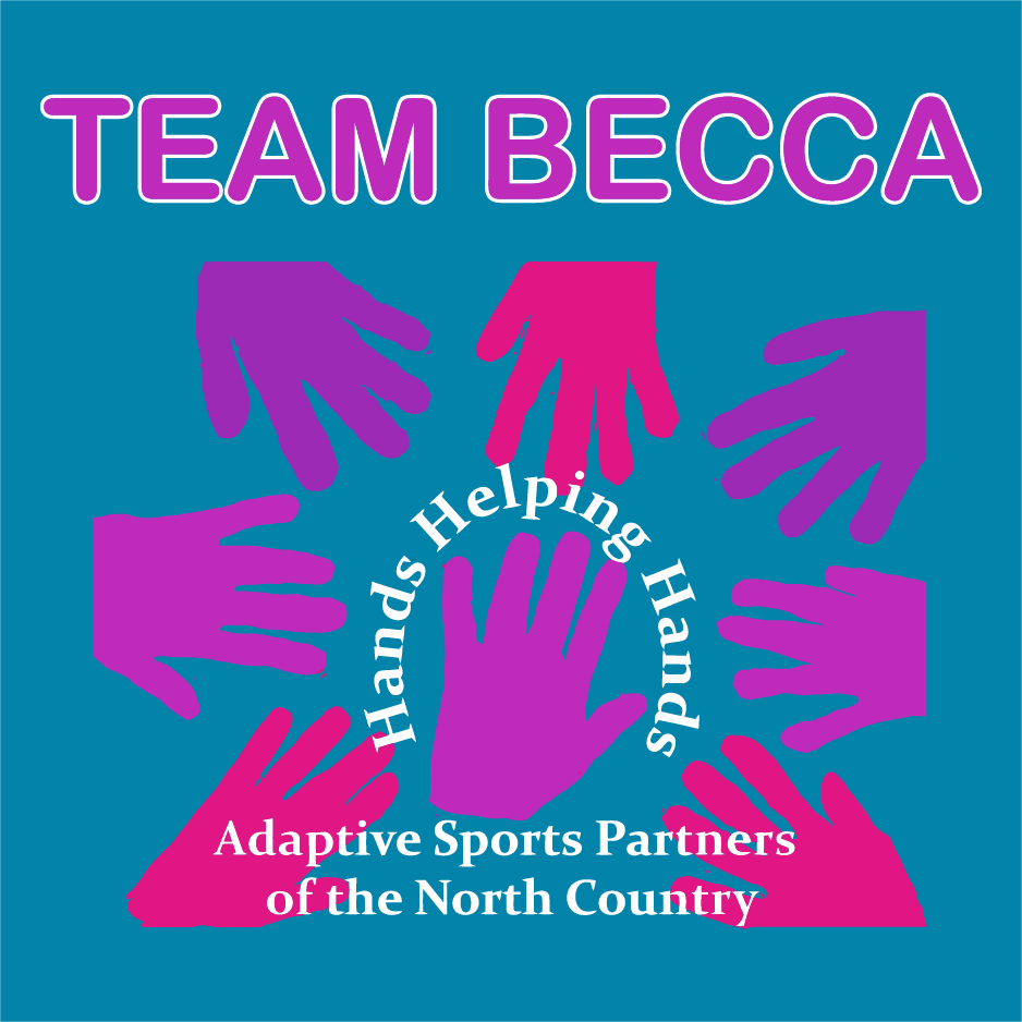 Team Becca Sunrise Accent shirt design - zoomed