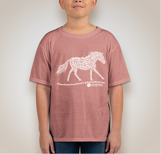 Support the I AM HERD #SharetheSanctuaryTour2019 (Mustang Mentorship Programs shared Cross-Country) Fundraiser - unisex shirt design - small