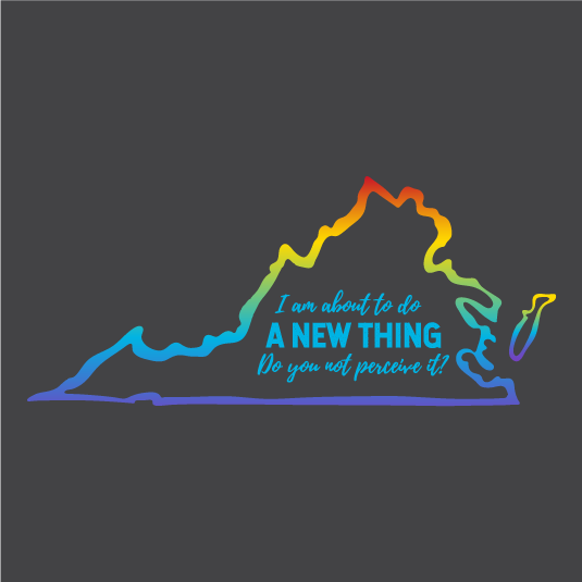 A New Thing Virginia shirt design - zoomed