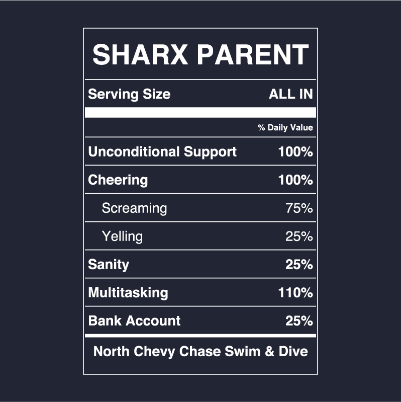Sharx Parent T-shirt 2019 shirt design - zoomed