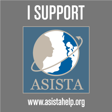 Show your support for ASISTA! shirt design - zoomed