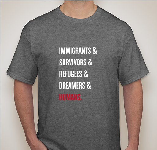 SUPPORT ASISTA'S WORK TO DEFEND IMMIGRANT SURVIVORS OF VIOLENCE Fundraiser - unisex shirt design - front