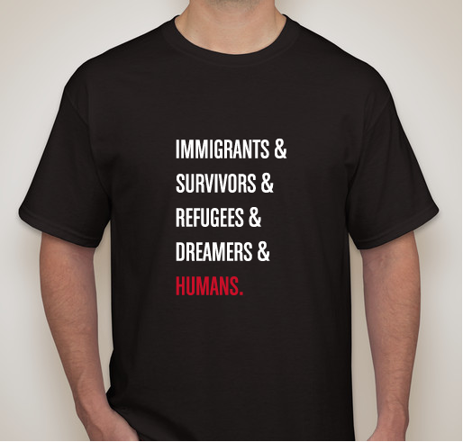SUPPORT ASISTA'S WORK TO DEFEND IMMIGRANT SURVIVORS OF VIOLENCE Fundraiser - unisex shirt design - front