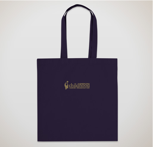 ACCO Go Gold® Fighter Totes Fundraiser - unisex shirt design - back