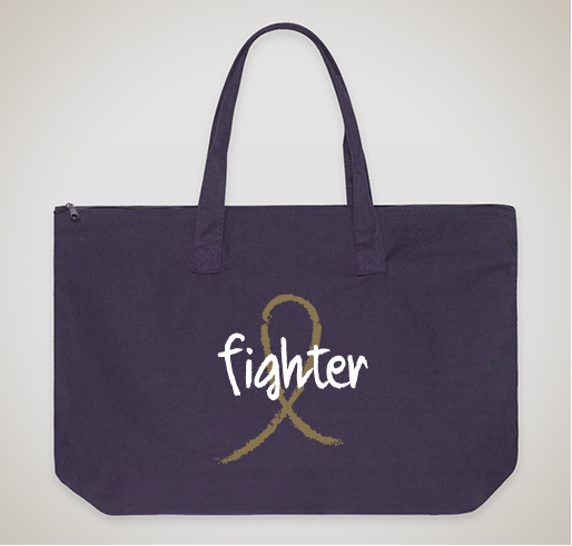 ACCO Go Gold® Fighter Totes Fundraiser - unisex shirt design - front