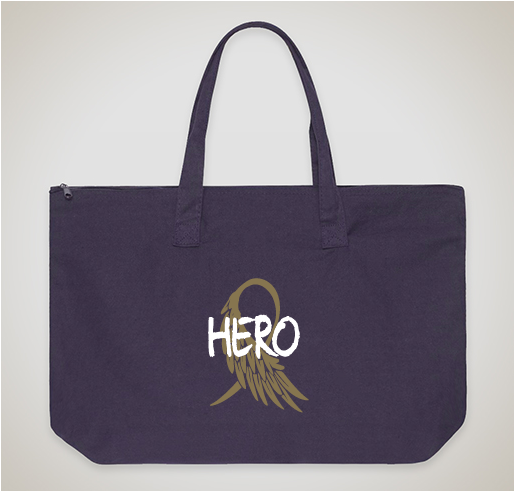 ACCO Go Gold® Hero Totes Fundraiser - unisex shirt design - front
