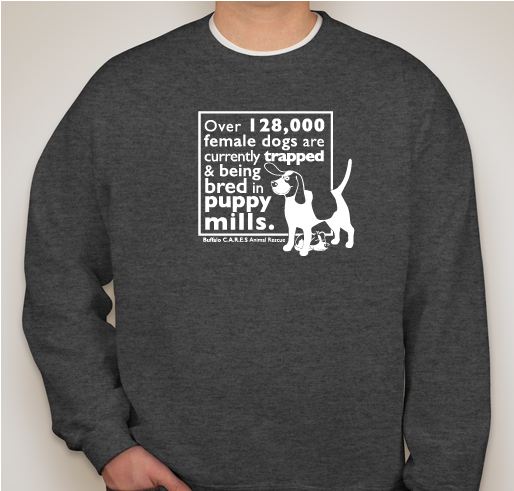 Buffalo CARES about Puppy Mill Dogs Fundraiser - unisex shirt design - front
