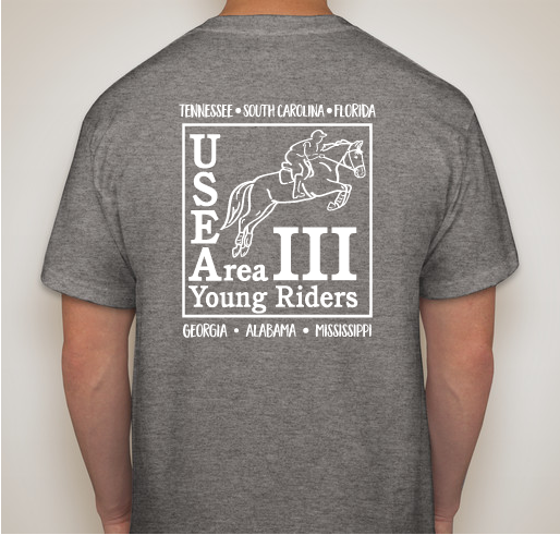 USEA Area III YR NAYC Fundraiser Fundraiser - unisex shirt design - back