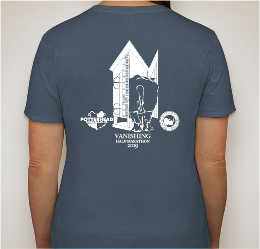Vanishing Half-Marathon Fundraiser - unisex shirt design - back
