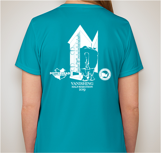 Vanishing Half-Marathon Fundraiser - unisex shirt design - back