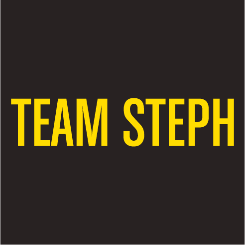 Team Steph shirt design - zoomed