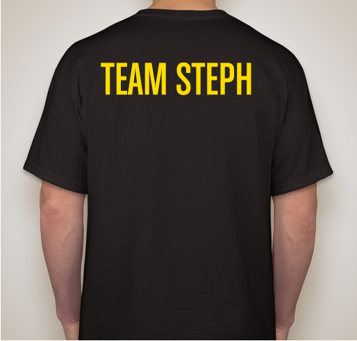 Team Steph Fundraiser - unisex shirt design - back