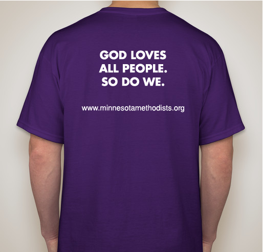 Minnesota Methodists Fundraiser - unisex shirt design - back